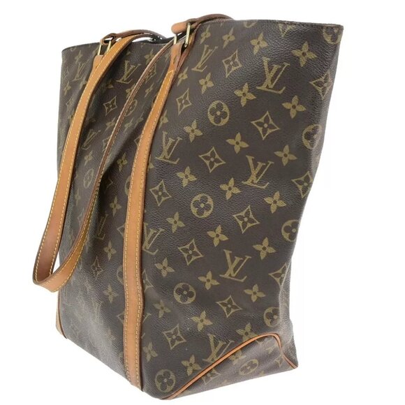 AUTHENTICITY GUARANTEED LOUIS VUITTON Sac Shopping Shoulder Tote Bag Monogram - Picture 4 of 16
